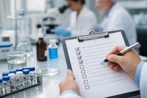 Peptide Supplier Validation Checklist Example